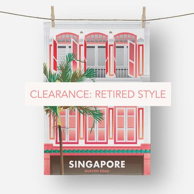 CLEARANCE: Singapore - Duxton Road Tea Towel