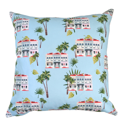 Joo Chiat Shophouse Double-Sided Cushion Cover 45x45cm