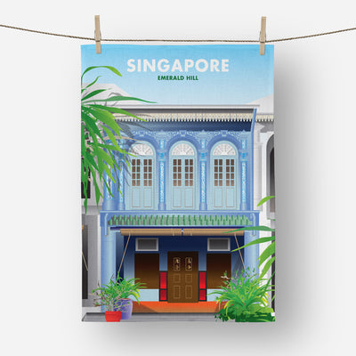 Singapore - Emerald Hill Tea Towel