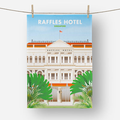 CLEARANCE: Singapore - Raffles Hotel Tea Towel