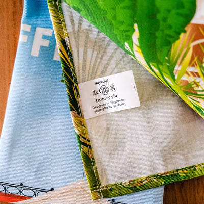 CLEARANCE: Singapore - Raffles Hotel Tea Towel