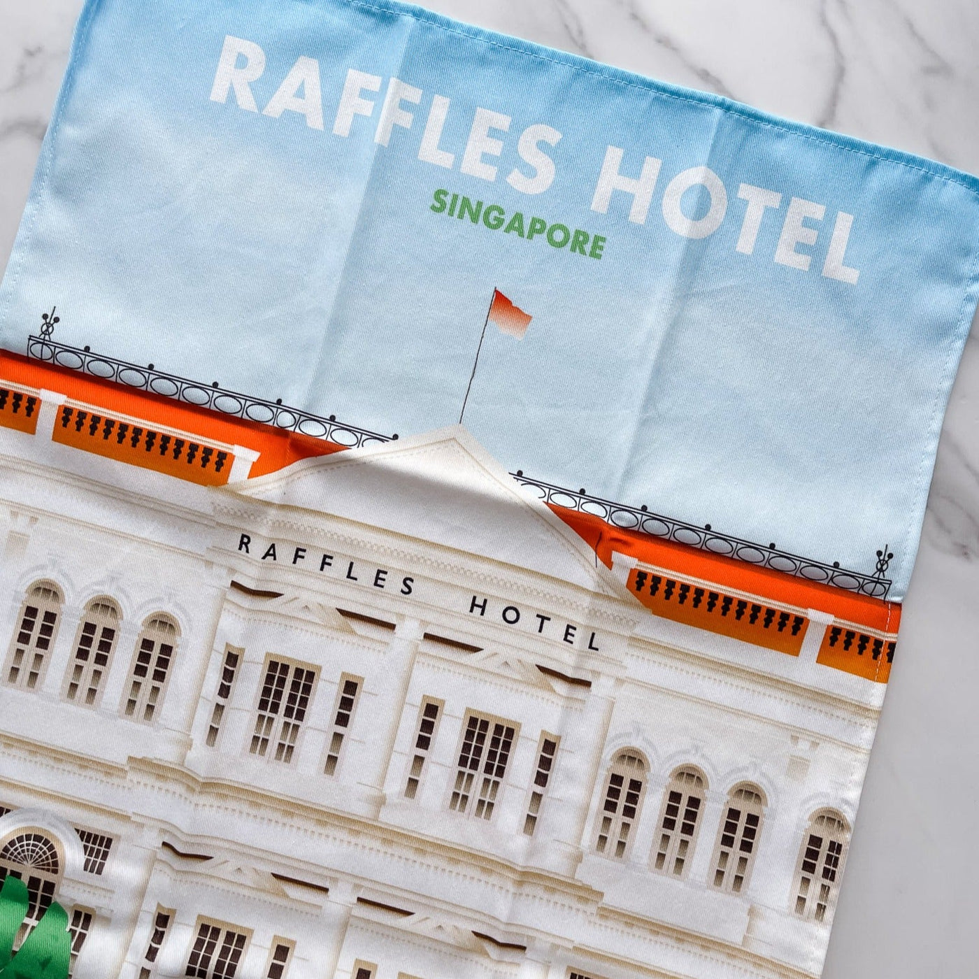 CLEARANCE: Singapore - Raffles Hotel Tea Towel