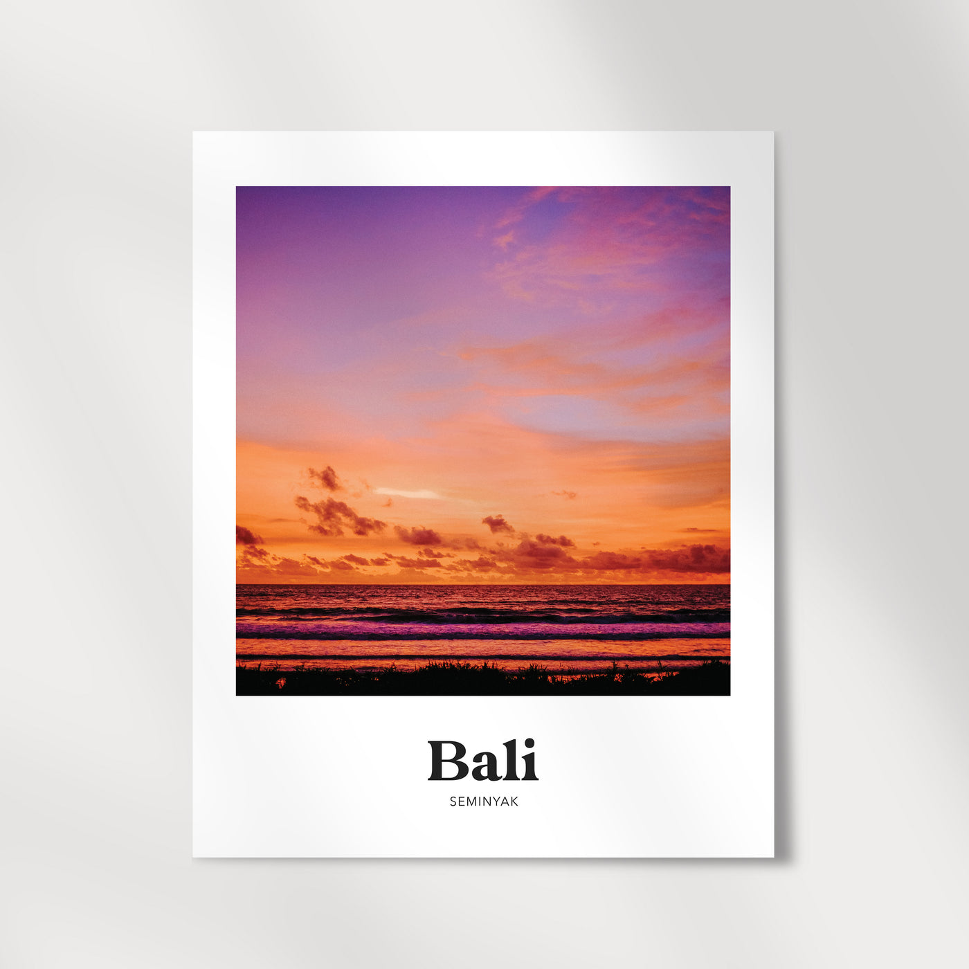 Bali - Seminyak Sunset Print