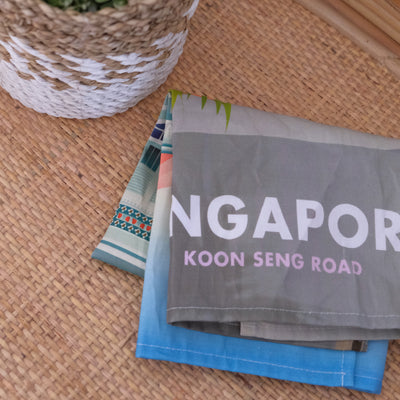 Singapore - Koon Seng Road Tea Towel