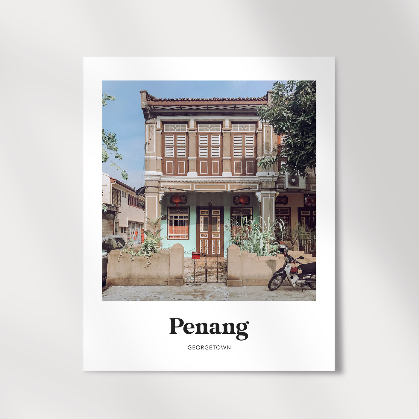 Penang - Georgetown Shophouse Print