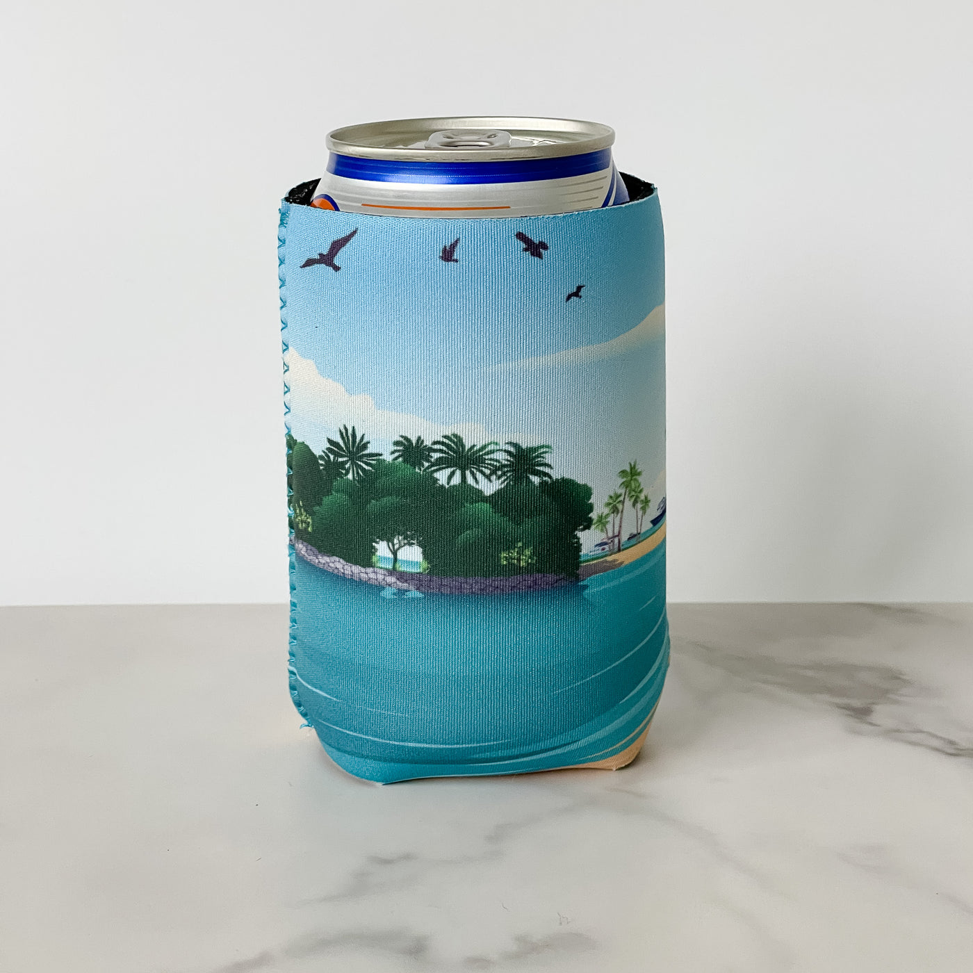 Sentosa Beach Singapore Stubby Holder