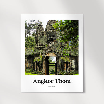 Siem Reap - Angkor Thom Temple Print
