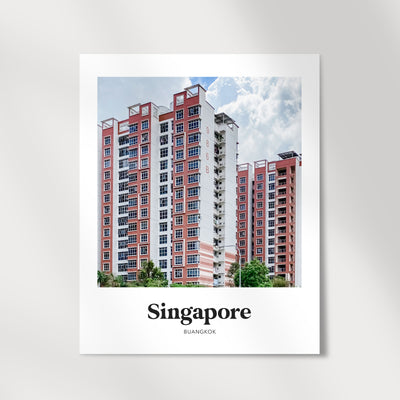 Singapore - Buangkok HDBs Print