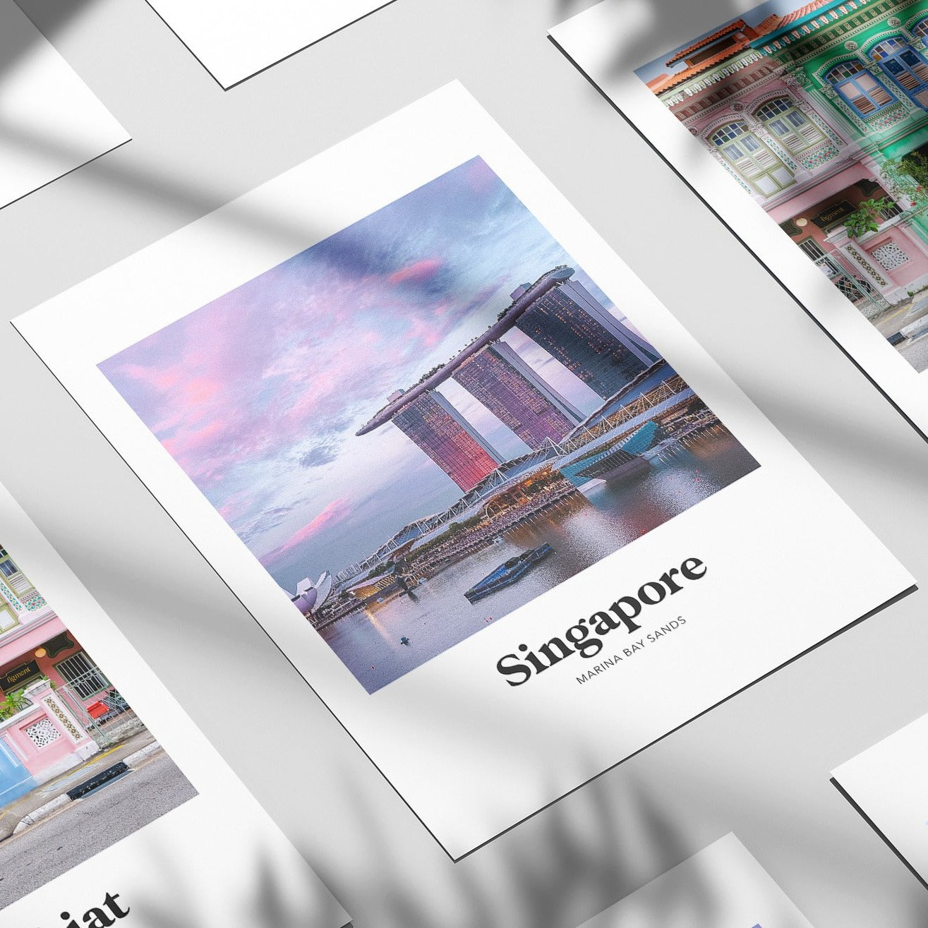 Singapore - Marina Bay Sands Sunset Print