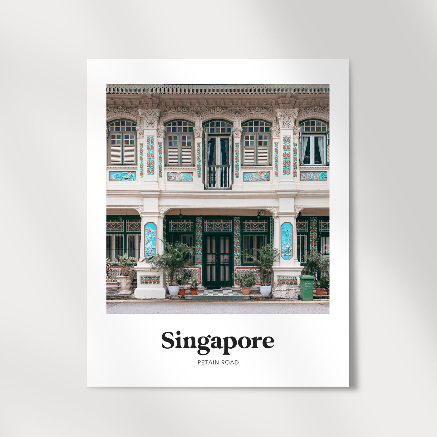 Singapore - Petain Road Shophouse Print