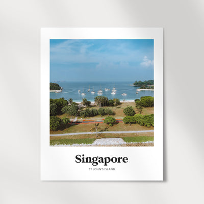Singapore - St Johns Island Print