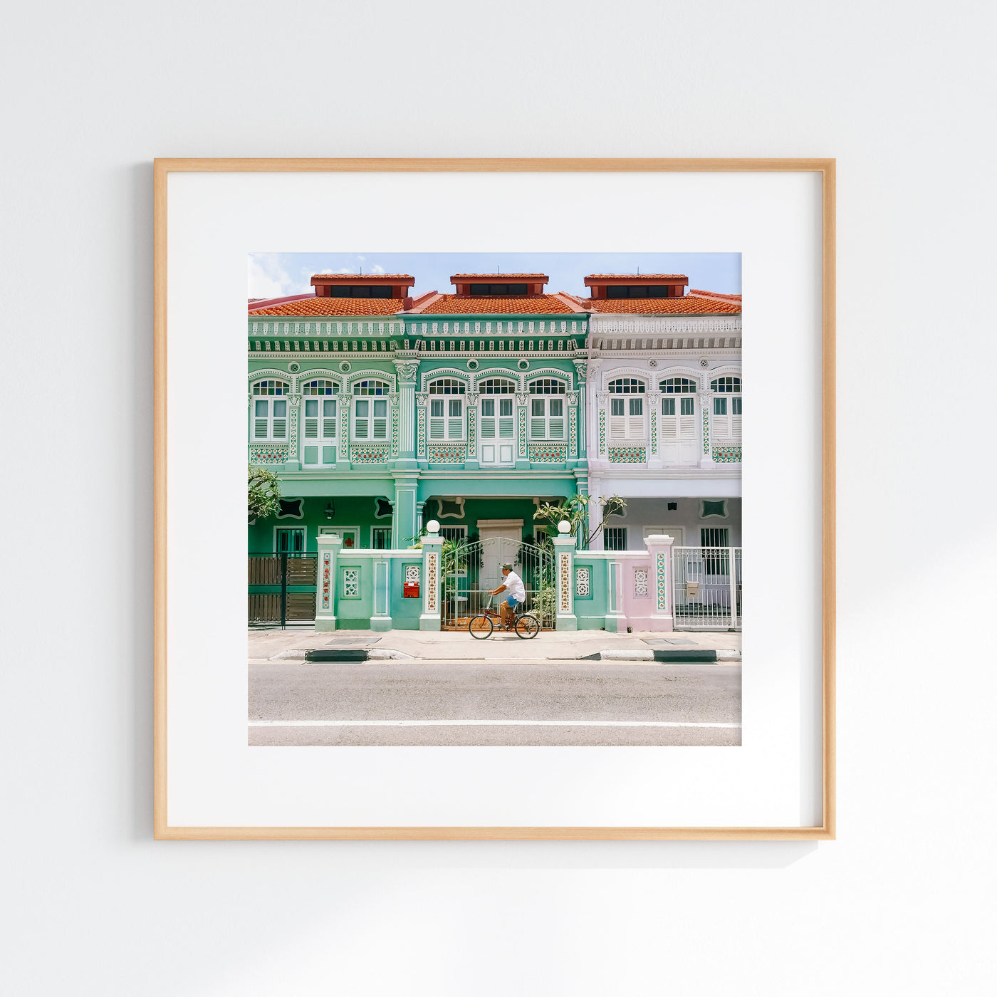 Singapore - Square Joo Chiat Shophouse Print