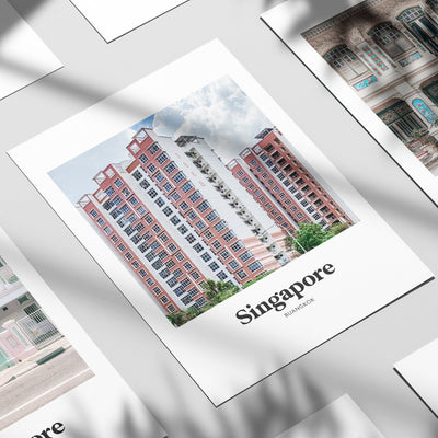 Singapore - Buangkok HDBs Print