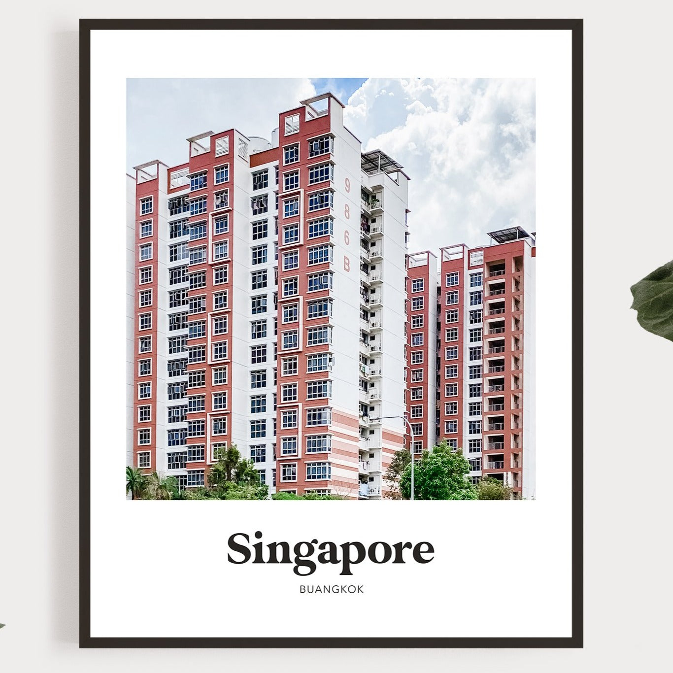 Singapore - Buangkok HDBs Print