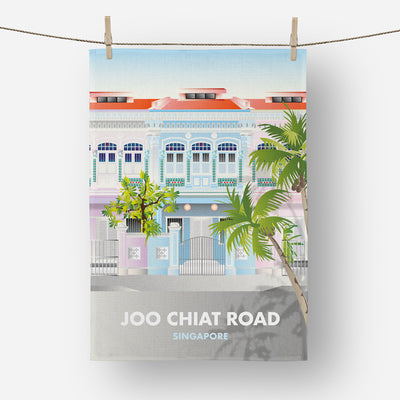 Singapore - Joo Chiat Road Tea Towel