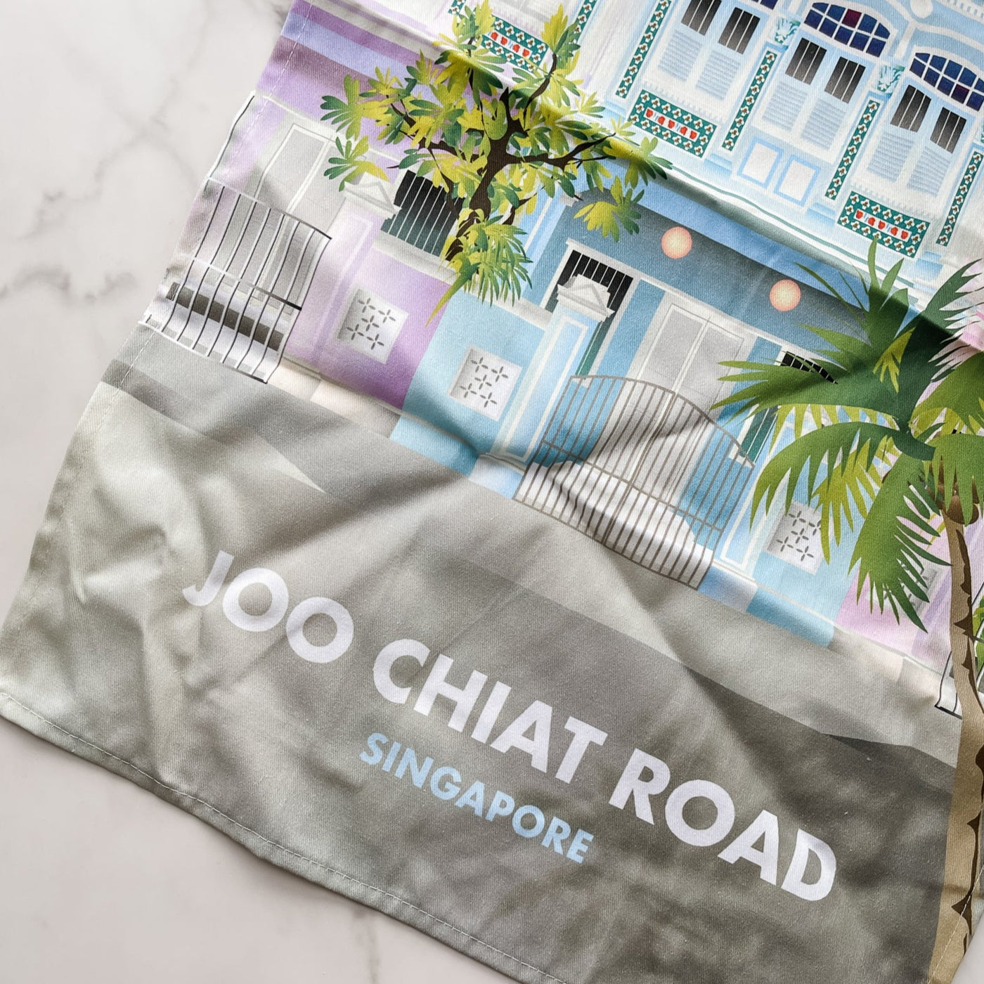 Singapore - Joo Chiat Road Tea Towel
