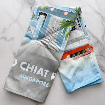 Singapore - Joo Chiat Road Tea Towel
