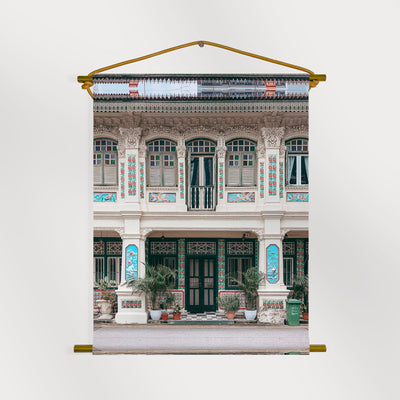 Singapore - Petain Road Canvas Scroll
