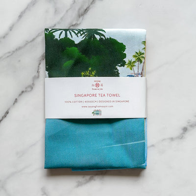 Singapore - Sentosa Tea Towel