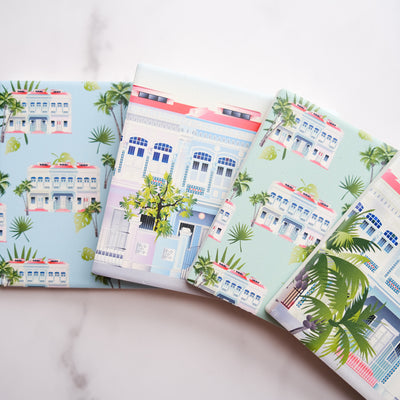Singapore Shophouse Coaster Set