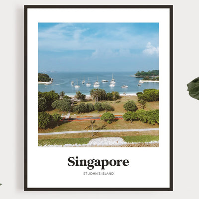 Singapore - St Johns Island Print
