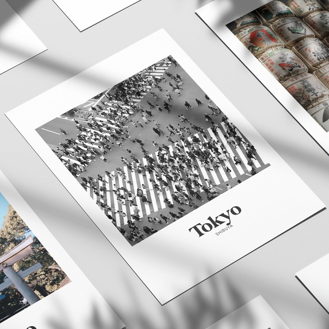 Tokyo - Black & White Shibuya Crossing Print